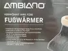 Ambiano Fußwärmer automatische Abschaltung 9 Stufen Produktbild-Vorschau 3