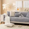 (Grau, 90 * 180 cm) Weicher Chenille-Sofa-Couchbezug, Produktbild-Vorschau 1