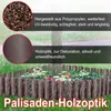 LARS360 10 Stück 2,8M Holz Optik Rasenkante Kunststoff Produktbild-Vorschau 3