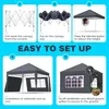 Pavillon 2.5x2.5m?Faltpavillon Wasserdicht?Winterfest?UV Produktbild-Vorschau 5