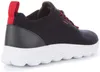 A side view of a blue Geox sneaker with a white sole. Produktbild-Vorschau