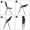 Klappstuhl 2er Set Lounge-Sessel Balkonstuhl mit Polster Produktbild-Vorschau 4