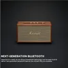 A Marshall Stanmore III wireless Bluetooth speaker is shown against a black background, with marketing text below. Produktbild-Vorschau