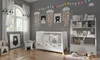 Kinderbett Cosmo 60x120cm mit Schublade und Umbaukit Produktbild-Vorschau 3