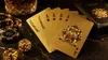 Goldene Spielkarten Pokerkarten Kunststoff wasserdicht 54 Produktbild-Vorschau 2