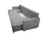 Easy4You Ecksofa Grau BALDUR U-Form – 303x93x145 cm - Produktbild-Vorschau 3