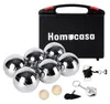 Boule Set, 6 Boccia Kugeln mit 2 Zielholzkugeln, 2 Produktbild-Vorschau 1