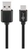 goobay Cavo USB 2.0 da USB C a USB A nero 0,5 m Anteprima dell’immagine prodotto 3