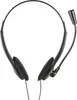A black headset with a microphone is shown against a white background. Anteprima dell’immagine prodotto