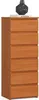 A wooden chest of drawers with a decorative object on top. Anteprima dell’immagine prodotto