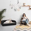 letto ortopedico per cani 100 x 70 x 27 cm con schienale Anteprima dell’immagine prodotto 19
