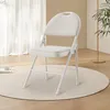 Klappstühle 4er-Set gepolstert mit Tragegriff Beige Produktbild-Vorschau 2
