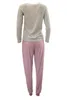 Queentex Damen Pyjama 2907 6673 Grau-Rosa L Produktbild-Vorschau 2
