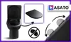 ASATO® WC-Sitz Softclose 0041-4 – Schwarz, Duroplast, Produktbild-Vorschau 8