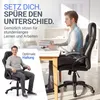Juskys Racing Schreibtischstuhl Montreal (grau) - Gaming Produktbild-Vorschau 3