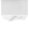 A white square recessed spotlight with a swiveling inner ring. Náhľad obrázku produktu