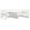vidaXL Letto da giorno allungabile bianco 2x(90x200) cm in Anteprima dell’immagine prodotto 3