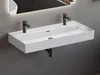 Aqua Bagno Loft Air Keramik Doppelwaschtisch 100cm Doppel Produktbild-Vorschau 1