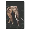 MuchoWow® Mauspad Mousepad Elefant - Dschungel - Schwarz Produktbild-Vorschau 1