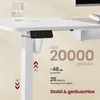 VASAGLE Höhenverstellbarer Schreibtisch elektrisch, L-förm, Produktbild-Vorschau 6