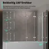 Duschabtrennung Faltbar Duschwand für Badewanne 120x140cm Produktbild-Vorschau 5