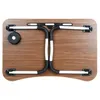 A top-down view of a foldable laptop table with its legs folded underneath. Produktbild-Vorschau