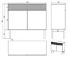 Selsey Nolie - Sideboard 2-türig mit 2 Schubladen, Produktbild-Vorschau 5