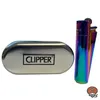 Clipper Metall Icy Reibradfeuerzeug in der Metallbox Produktbild-Vorschau 3