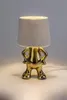 Lampa stołowa ceramiczna SMURFY złoto-kremowa 1xE14x40W Podgląd zdjęcia produktu 3