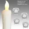 Monzana Lot de 4 Bougies LED en cire véritable Chandelle Voir les images du produit 2