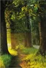 Wallario Poster - Allee bei Sonnenuntergang, Kunstdruck Produktbild-Vorschau 1