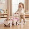 COSTWAY 3-in-1 kinderwagen met wielen, duw- en loopfiets Productafbeelding-voorbeeld 2
