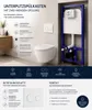 Vorwandelement Unterputzspülkasten Wand WC SET Spülrandlos Produktbild-Vorschau 1
