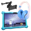 AngelTech Kindertablet XL Blau XL mit Kopfhörer und Produktbild-Vorschau 1
