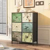 Cómoda retro INONEFT con 6 cajones, mueble aparador con Vista previa de la imagen del producto 11