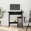 vidaXL Psací stůl vzhled černého dubu 80x45x74 cm materiál Náhled obrázku produktu 3