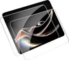 Two transparent screen protectors are shown layered on top of each other, angled diagonally against a white background. The top protector is slightly offset to reveal the screen protector underneath. The screen protectors have a subtle sheen and reflect a  Produktbild-Vorschau