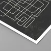 Poster - Poster ohne Rahmen - Schwarzweiß Labyrinth Linie - Produktbild-Vorschau 2