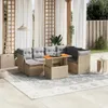 Modulares Garten-Sofaset, 8-teilig, mit verstellbarem Produktbild-Vorschau 2