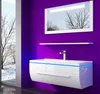 Badmöbel Set 60 cm Weiss Lackiert Komplett Hochglanz Produktbild-Vorschau 1