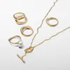 PANDORA Essence Ring Set Größe 58, Gold, filigranes Design, Produktbild-Vorschau 4