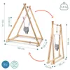 Holz Babyjumper mit Ständer - höhenverstellbarer Sitz, Baby Produktbild-Vorschau 8