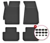 Gummi-Fußmatten für Renault Megane II 2002-2008 Produktbild-Vorschau 1