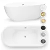Corciano Freistehende Badewanne Bari 150x75 cm Weiß | Produktbild-Vorschau 4