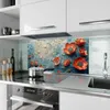 Küchenrückwand Spritzschutz Glas mit Motiv Blumenmeer 40 x Produktbild-Vorschau 2