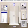 i-flair Duschtür 91-94 cm - Höhe: 190 cm, aus Produktbild-Vorschau 3