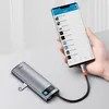 Baseus Metal Gleam 7in1 Hub, USB-C zu 3x USB 3.0 + HDMI Produktbild-Vorschau 9