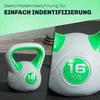 Kugelhantel, Kettlebell, 16 kg, flache Unterseite, großer Produktbild-Vorschau 5