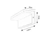 Rabalux LED-buitenlamp Zaragoza, 10W, IP54, 77093 Productafbeelding-voorbeeld 4