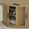 Konferenční stůl Vicco Selva Dub 80 x 80 cm s posuvnými Náhled obrázku produktu 4